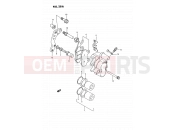 SUZUKI RM125 S (1995) (E02,E04,E24) 28A - FRONT CALIPER (MODEL S)