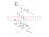 SUZUKI RM125 S (1995) (E02,E04,E24) 32A - CUSHION LEVER (MODEL P/R/S)