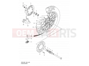 SUZUKI RM125 K1 (2001) (E02,E04,E24) 36 - REAR WHEEL