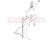 SUZUKI RM125 K1 (2001) (E02,E04,E24) 38 - REAR MASTER CYLINDER