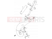 SUZUKI RM125 K2 (2002) (E02,E04,E24) 8 - MUFFLER