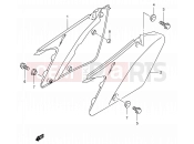 SUZUKI RM125 K2 (2002) (E02,E04,E24) 21 - FRAME COVER