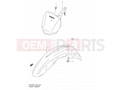 SUZUKI RM125 K2 (2002) (E02,E04,E24) 22 - FRONT FENDER