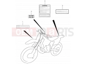 SUZUKI RM125 K2 (2002) (E02,E04,E24) 26 - LABEL