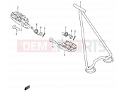 SUZUKI RM125 K2 (2002) (E03,E28,E33) 17 - STAND - FOOTREST (MODEL K1/K2)