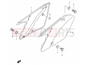 SUZUKI RM125 K2 (2002) (E03,E28,E33) 21 - FRAME COVER (MODEL K1/K2)