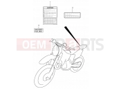 SUZUKI RM125 K2 (2002) (E03,E28,E33) 26 - LABEL