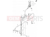 SUZUKI RM125 K2 (2002) (E03,E28,E33) 38 - REAR MASTER CYLINDER (MODEL K1/K2)