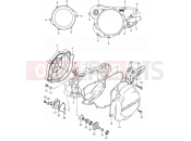 SUZUKI RM125 K3 (2003) (E03,E28,E33) 4 - CRANKCASE COVER-WATER PUMP