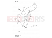 SUZUKI RM125 K3 (2003) (E03,E28,E33) 25 - REAR FENDER