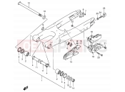 SUZUKI RM125 K4 (2004) (E03,E28,E33) 33A - REAR SWINGING ARM (MODEL K4)