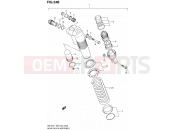 SUZUKI RM125 K4 (2004) (E03,E28,E33) 34B - REAR SHOCK ABSORBER (MODEL K4)