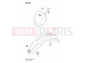 SUZUKI RM125 K6 (2006) (E03,E28,E33) 22A - FRONT FENDER (MODEL K4/K5/K6)