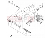 SUZUKI RM125 K6 (2006) (E03,E28,E33) 33B - REAR SWINGING ARM (MODEL K5/K6)