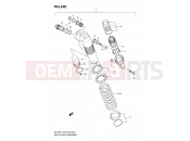 SUZUKI RM125 K6 (2006) (E03,E28,E33) 34D - REAR SHOCK ABSORBER (MODEL K6)