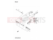 SUZUKI RM125 K7 (2007) (E03,E28,E33) 34 - REAR SWINGING ARM