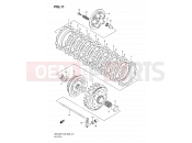 SUZUKI RM125 K8 (2008) (E03,E28,E33) 11 - CLUTCH