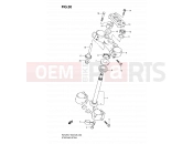 SUZUKI RM125 K8 (2008) (E03,E28,E33) 30 - STEERING STEM