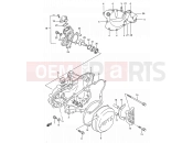 SUZUKI RM125 K (1989) (E03,E28,E33) 4 - CRANKCASE COVER- WATER PUMP (MODEL K)