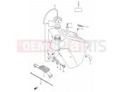 SUZUKI RM125 K (1989) (E03,E28,E33) 19 - FUEL TANK