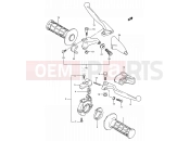 SUZUKI RM125 K (1989) (E03,E28,E33) 27 - HANDLE SWITCH