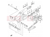 SUZUKI RM125 K (1989) (E03,E28,E33) 31 - REAR SWINGING ARM (MODEL K)