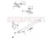 SUZUKI RM125 L (1990) (E03,E28,E33) 17 - STAND - FOOTREST