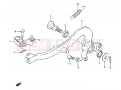 SUZUKI RM125 L (1990) (E03,E28,E33) 18 - REAR BRAKE