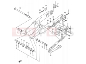 SUZUKI RM125 L (1990) (E03,E28,E33) 31A - REAR SWINGING ARM (MODEL L)