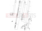 SUZUKI RM125 L (1990) (E03,E28,E33) 22A - FRONT DAMPER (MODEL L)