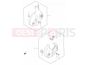 SUZUKI RM125 L (1990) (E03,E28,E33) 39 - DISC COVER (OPTIONAL)