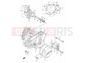 SUZUKI RM125 M (1991) (E03,E28,E33) 4A - CRANKCASE COVER- WATER PUMP (MODEL L/M)