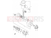 SUZUKI RM125 M (1991) (E03,E28,E33) 5B - CRANKSHAFT (MODEL M)