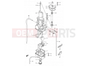 SUZUKI RM125 M (1991) (E03,E28,E33) 6 - CARBURETOR