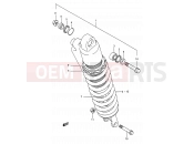 SUZUKI RM125 M (1991) (E03,E28,E33) 32B - SHOCK ABSORBER (MODEL M)