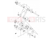 SUZUKI RM125 M (1991) (E03,E28,E33) 33B - CUSHION LEVER (MODEL M)