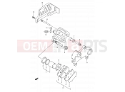 SUZUKI RM125 M (1991) (E03,E28,E33) 36B - REAR CALIPERS (MODEL M)
