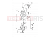 SUZUKI RM125 N (1992) (E03,E28,E33) 6 - CARBURETOR (MODEL N/P)