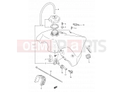 SUZUKI RM125 N (1992) (E03,E28,E33) 19 - FUEL TANK (MODEL N)