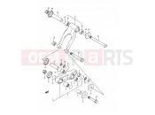 SUZUKI RM125 N (1992) (E03,E28,E33) 32 - CUSHION LEVER (MODEL N)