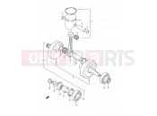 SUZUKI RM125 P (1993) (E03,E28,E33) 5 - CRANKSHAFT