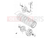 SUZUKI RM125 P (1993) (E03,E28,E33) 10 - CLUTCH