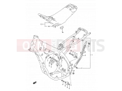 SUZUKI RM125 P (1993) (E03,E28,E33) 16 - FRAME - SEAT (MODEL N/P)