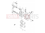 SUZUKI RM125 P (1993) (E03,E28,E33) 28 - FRONT CALIPER (MODEL N/P/R)
