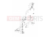 SUZUKI RM125 P (1993) (E03,E28,E33) 36A - REAR MASTER CYLINDER (MODEL P/R/S)