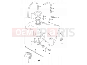 SUZUKI RM125 R (1994) (E03,E28,E33) 19A - FUEL TANK (MODEL P/R/S)