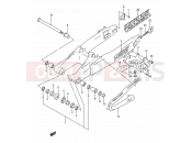 SUZUKI RM125 S (1995) (E03,E28,E33) 30A - REAR SWINGING ARM (MODEL P/R/S)