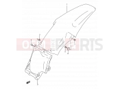 SUZUKI RM125 S (1995) (E03,E28,E33) 33A - REAR FENDER (MODEL P/R/S)
