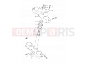 SUZUKI RM125 S (1995) (E03,E28,E33) 23A - STEERING STEM (MODEL P/R/S)
