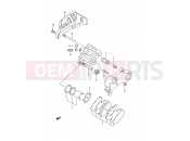 SUZUKI RM125 S (1995) (E03,E28,E33) 35B - REAR CALIPER (MODEL S)